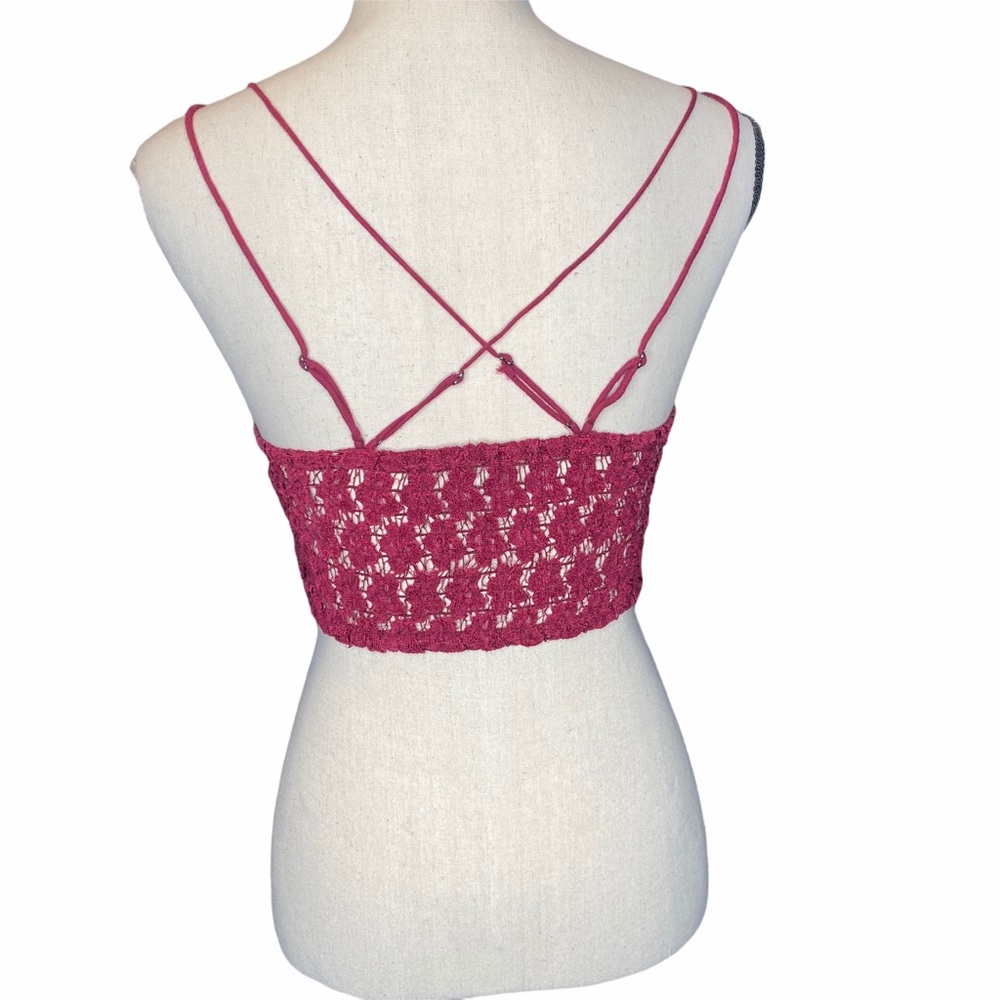 NWT Free People Celine Velvet Bralette - Picture 2 of 3